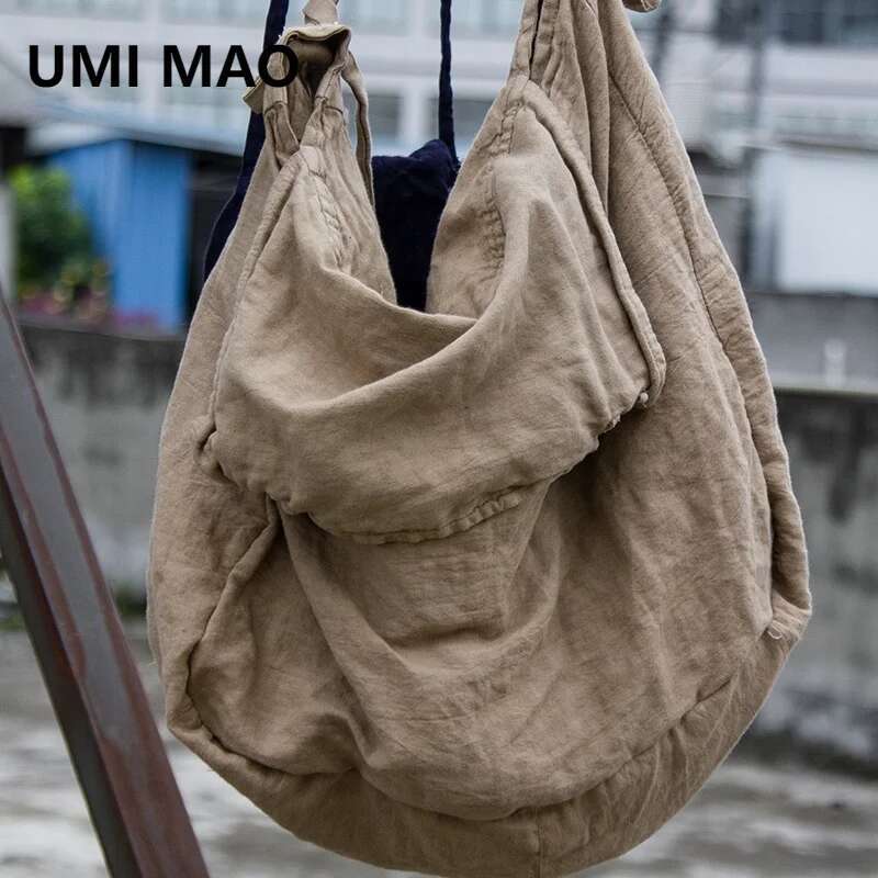 Women'S Best Bags For Travel - UMI MAO-Bolsos de lino y algodón