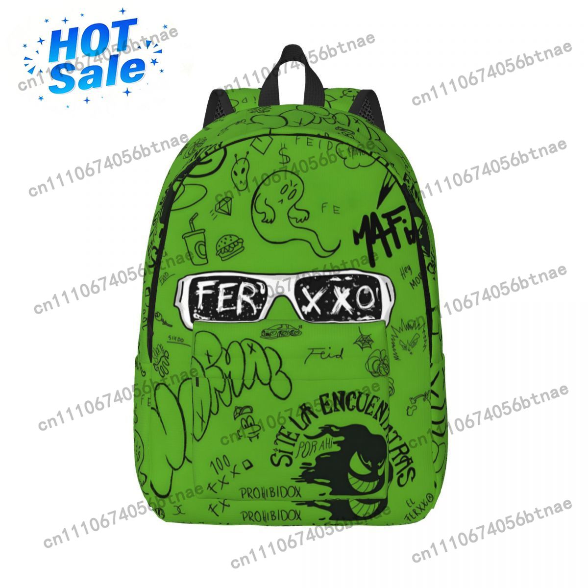Women Bags With Laptop Compartment - Mochila de lona personalizada Feid Ferxxo