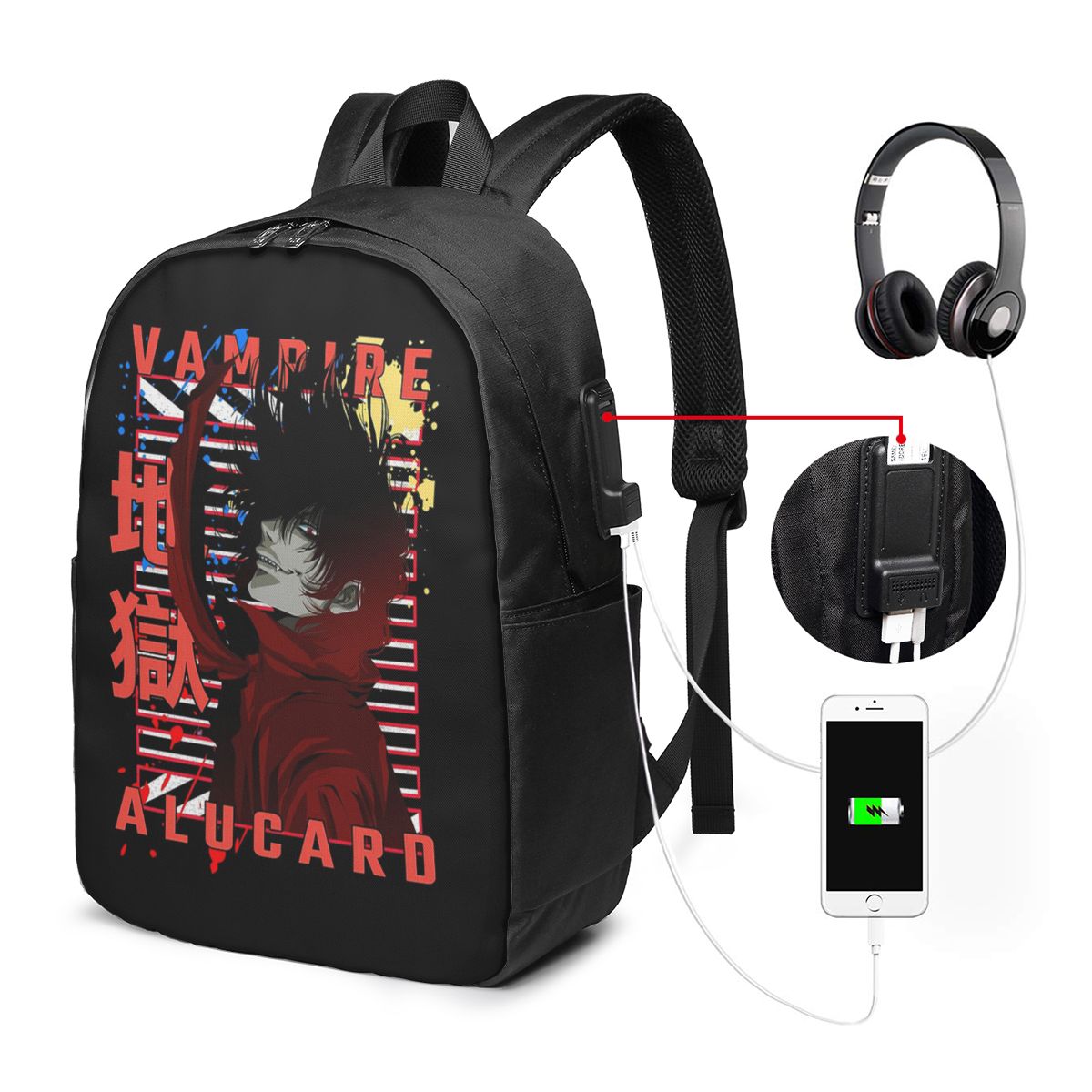 Women Bags For Travel - Mochila Alucard Hellsing Manga, bolsa de