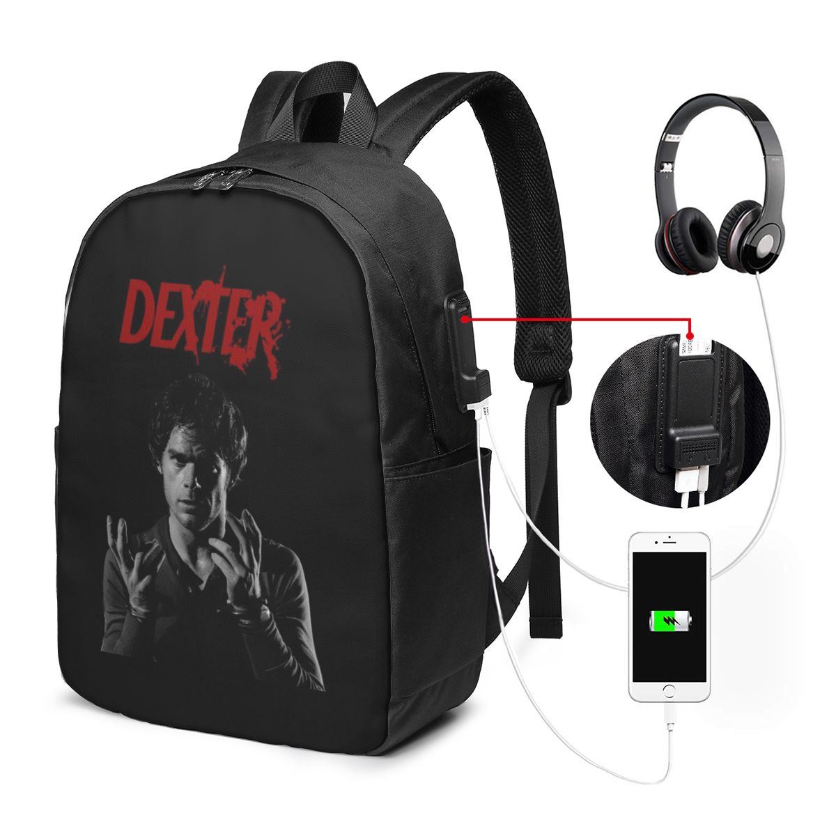 Women Bags For Travel - Mochila de la película Dexter Morgan,