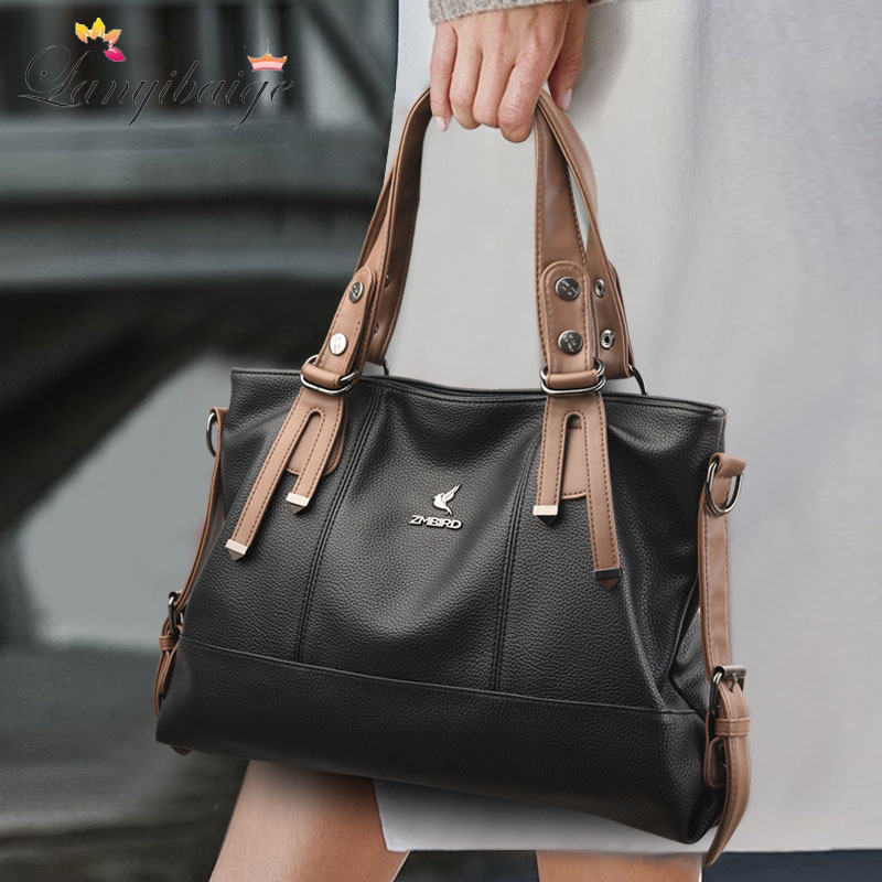 Women Bags With Laptop Compartment - Bolsos de mano de cuero de