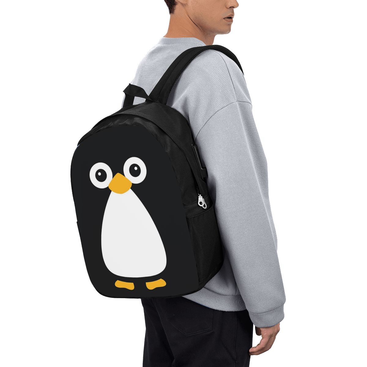 Women Bags For Travel - Mochila con diseño de pingüino, bolso