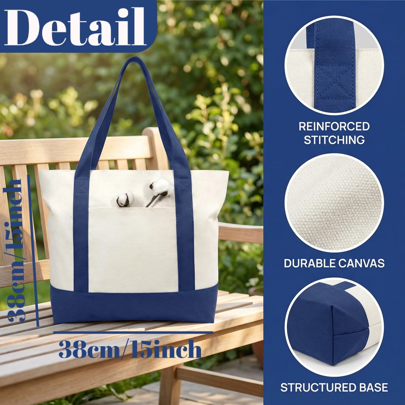 Bolsa de Mano Grande de Lona d - Women'S Best Bags For Travel reseña y precio