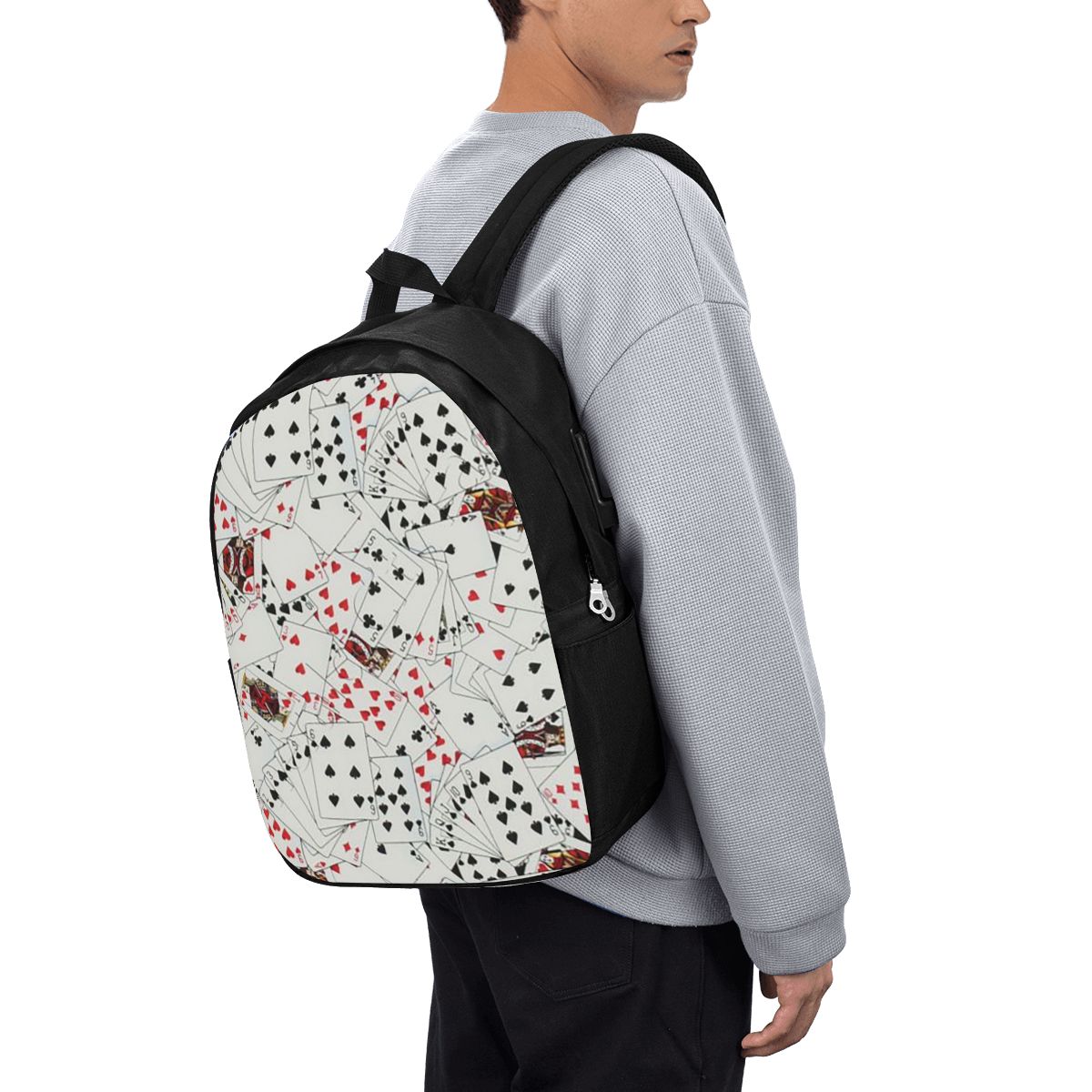 Mochila con estampado de carta - Women Bags For Travel reseña y precio