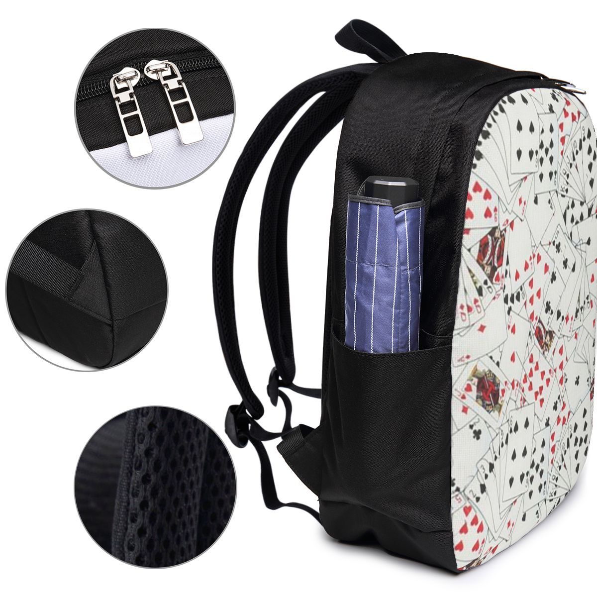 Mochila con estampado de carta - Women Bags For Travel reseña y precio