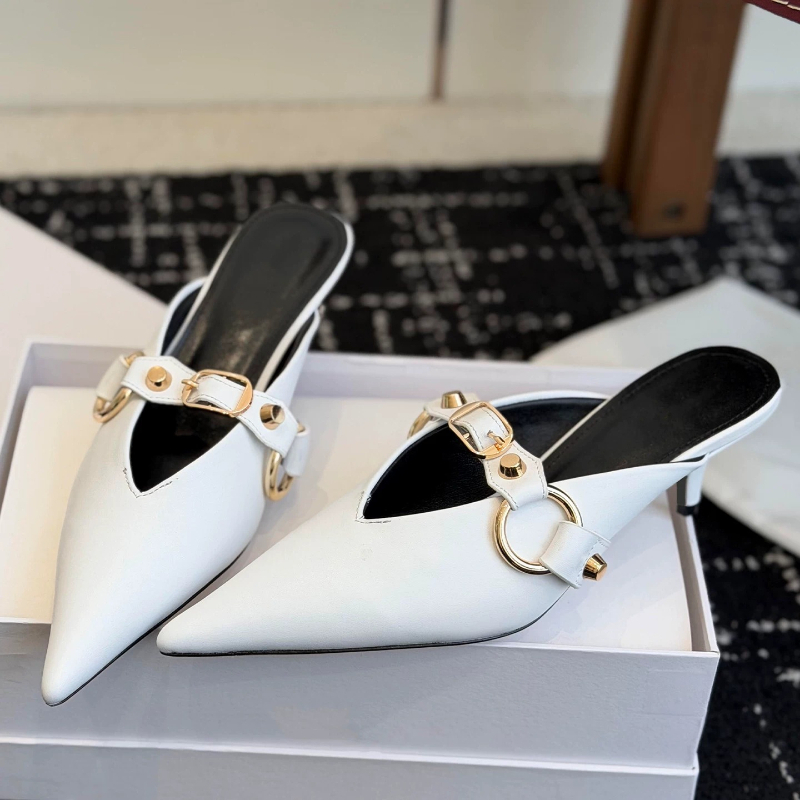 Zapatos de tacón fino con hebi - Women Bags And Shoes reseña y precio